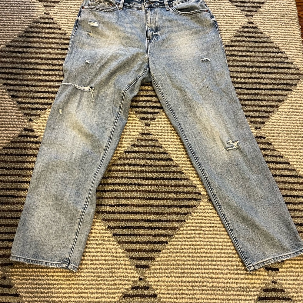 Pistola Presley Ripped Straight Jeans